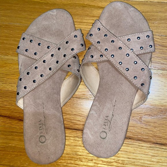 Fashion Nova Slip On Sandals - Picture 1 of 4